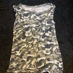 No boundaries- long sleeved camo t shirt